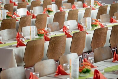 corporate event tables styled by event planners in Austin TX