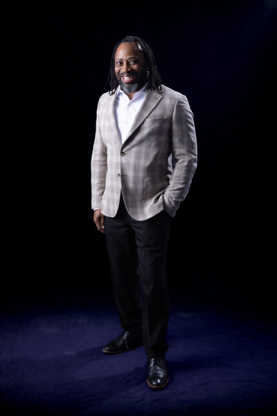 Portrait of DJ Marz owner of charizma entertainment