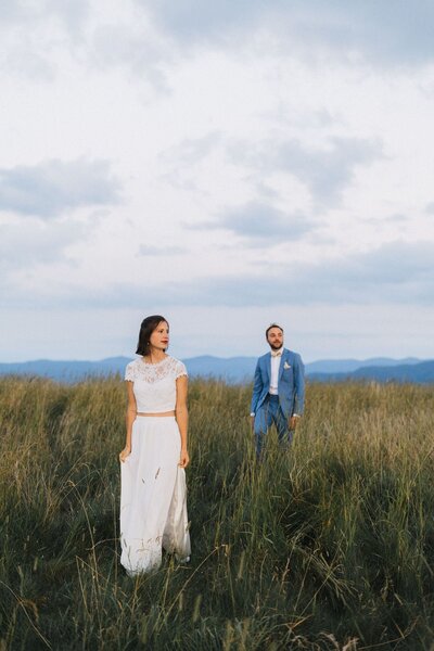 couple at max patch walking