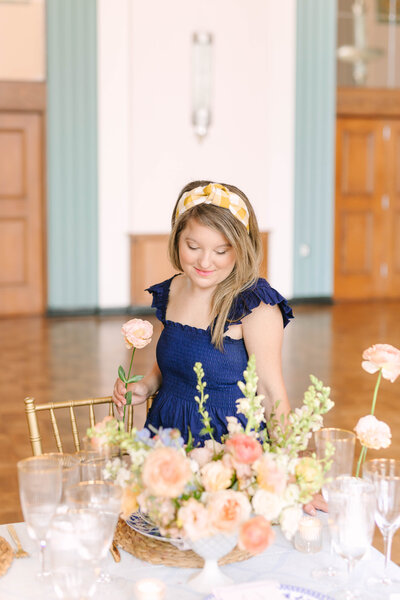 Oklahoma city wedding planner styled shoot with colorful eclectic charm