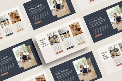 Dr. Isabelle Morley website mockup