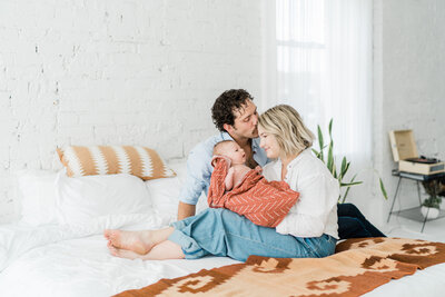 newborn studio photoshoot