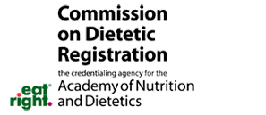 Commission on Dietetic Registration logo from Academy of Nutrition and Dietetics