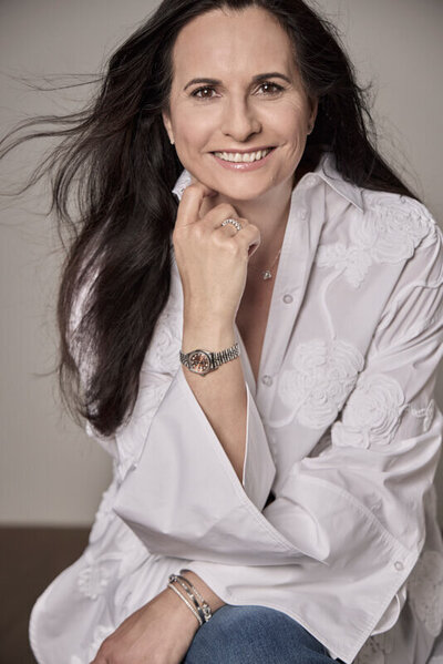 Happier Healrthier Self's Founder Silke, Wellness Coach for high-achieving women over 40. 