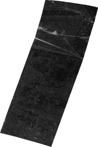 wrinkled black tape
