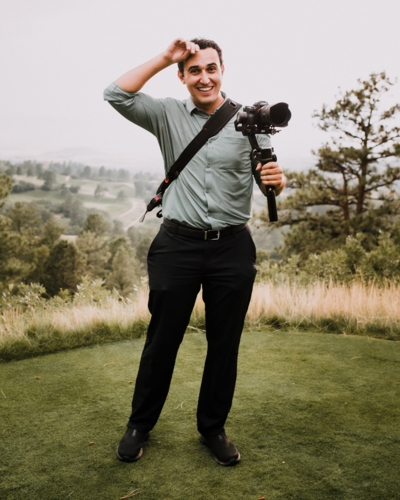 Denver Wedding Films Videographer Chris Daley at Sanctuary Golf Course
