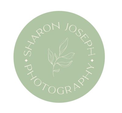 A submark logo of Sharon Joseph Photography, a Brisbane family photographer