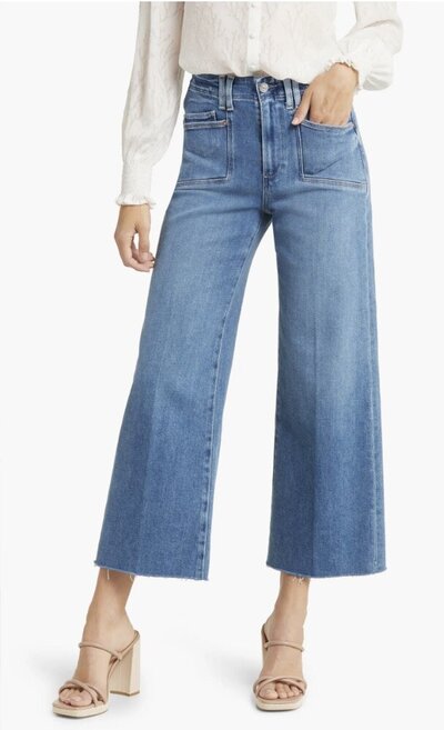 womens paige wide leg jeans