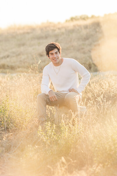 buchanan high school senior portrait