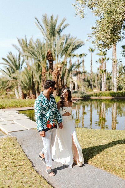 Bride and Groom at Palais Namaskar