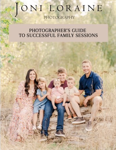 Family on the beach on cover of photographer guide to finding the best light