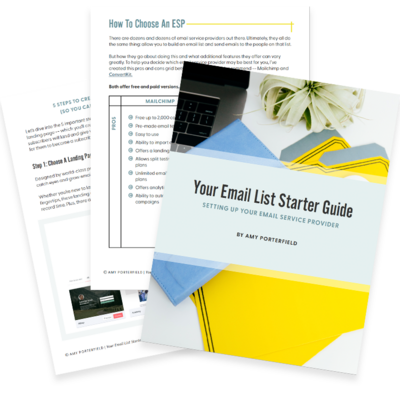 - Email List Starter Guide Paper Mockup - Online Marketing Expert