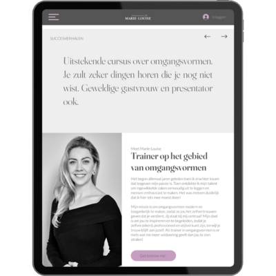 website in a week ontwerp