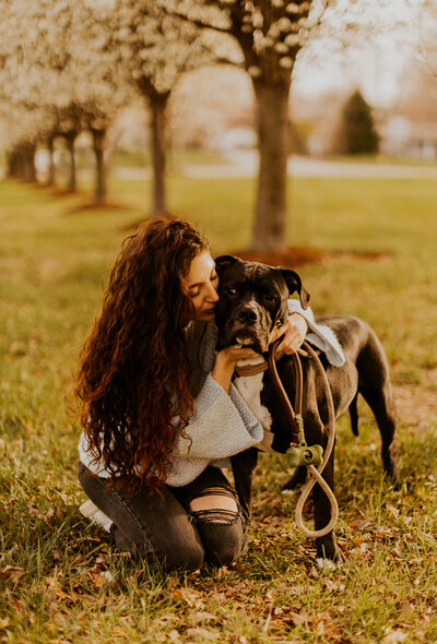 Colorado photoshoot with dog