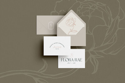 Mockups showing website design and branding packages​ by Palme Design Co