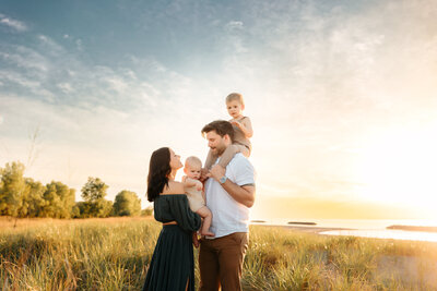 family session at lake erie