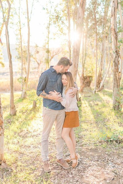 California Wedding and Lifestyle Photographer Family Portraits in SoCal  in a eucalyptus grove
