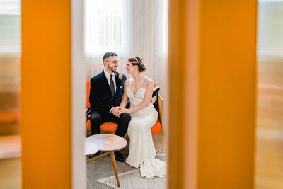 Eloping in Pink Dress