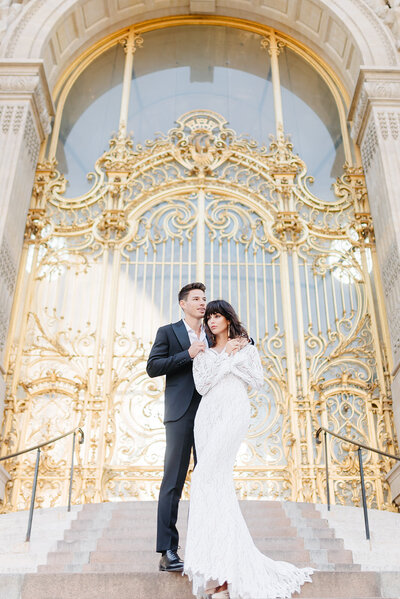 sachin and babi light blue dress Enchanting Paris Engagement