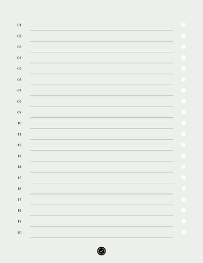 Notebook No 12 Digital Planner by Click 2 Plan-227