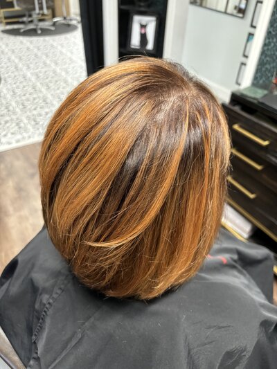 red ginger hair with curls