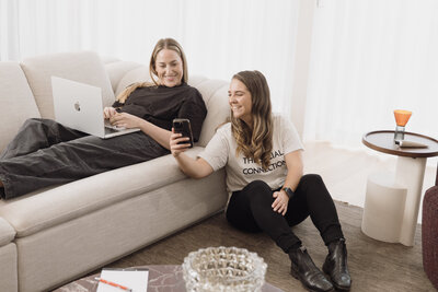 The Social Connection digital marketing team in South West Victoria creating content