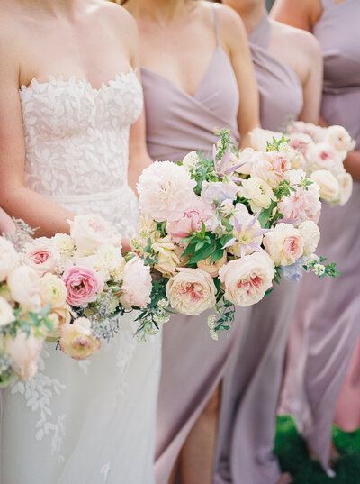 Pastel Bouquets Virginia Wedding