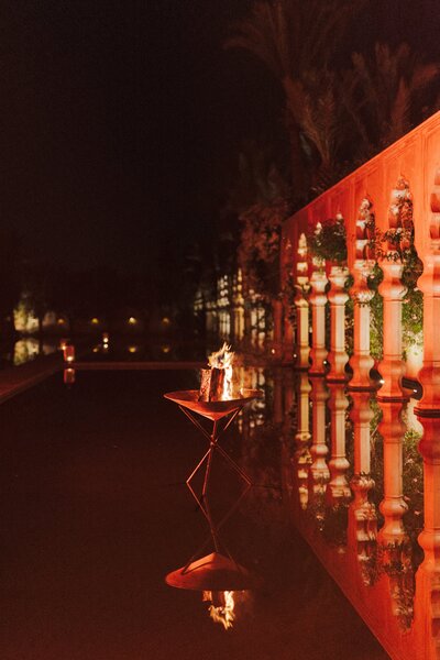 Outdoor Wedding at Amanjena,  Morocco