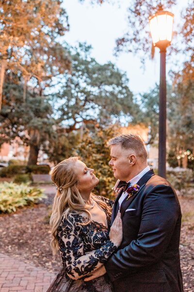Nicole + Jeremy's  elopement at Lafayette Square, Savannah