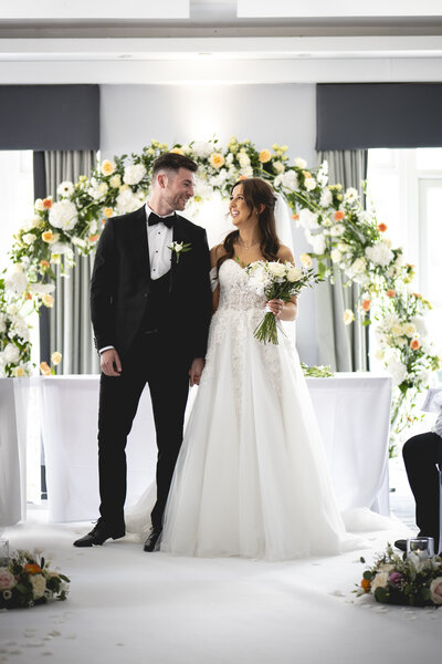 Charlotte & Nathan after this Ceremony