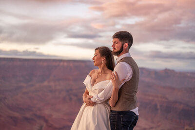 Sunset Wedding at Grand Canyon