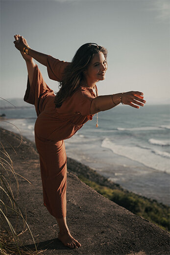 Bérénice cours yoga plage