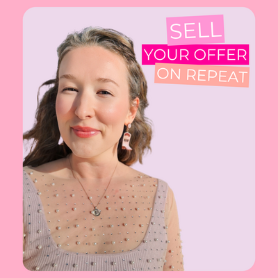 Join the Sell on Repeat Challenge to learn how to talk about your offer, make sales with ease, and sell your offer every day. Hosted by Fierce Lizzie, learn more about the Micro Mom Business Model