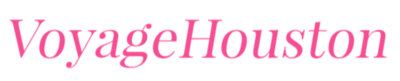 Voyage Houston logo pink