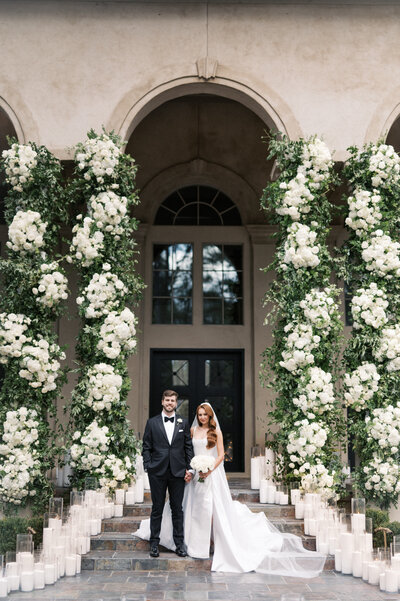Destination wedding planners Passera Events.  Tented weddings on private estates. 