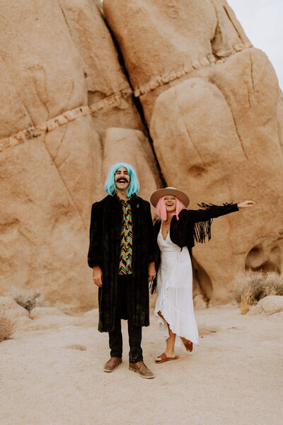 Joshua Tree Elopement Engagement Photographer desert Socal and Las Vegas Photographer photography adventurous