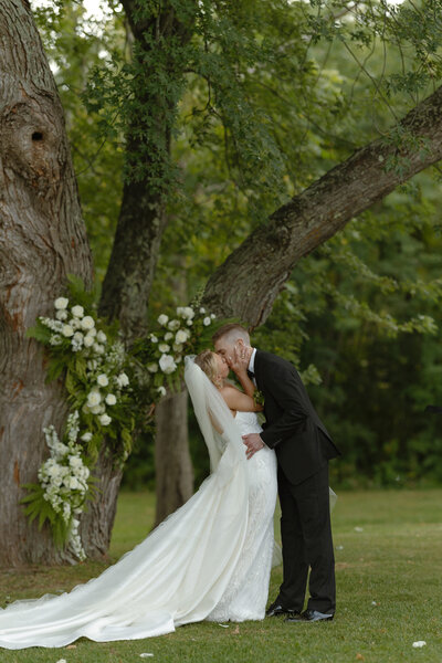 Minnesota Bride under veil