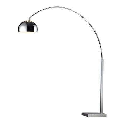 Arched Floor Lamp Chrome Progression By Design