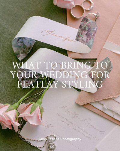 what to bring to your wedding for flatlay styling2