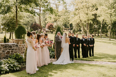 garden wedding ceremony | Historic Shady Lane