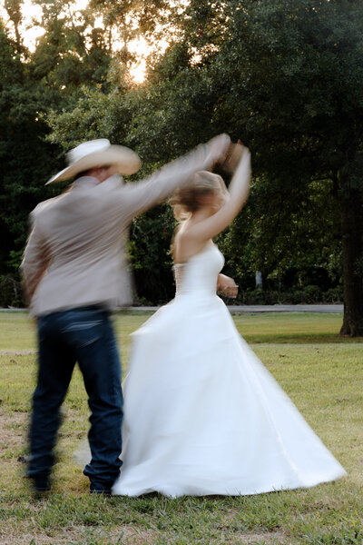 outdoor wedding ceremony east texas