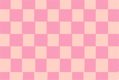 Playful pink checkerboard pattern