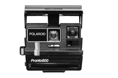 vintage polaroid camera