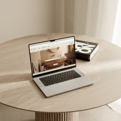 Demi O Web Mock up