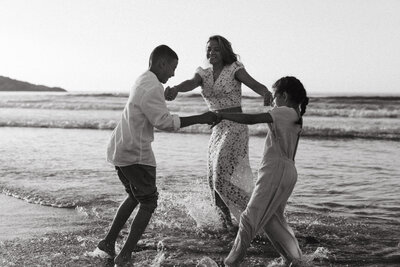 family photography at the beach