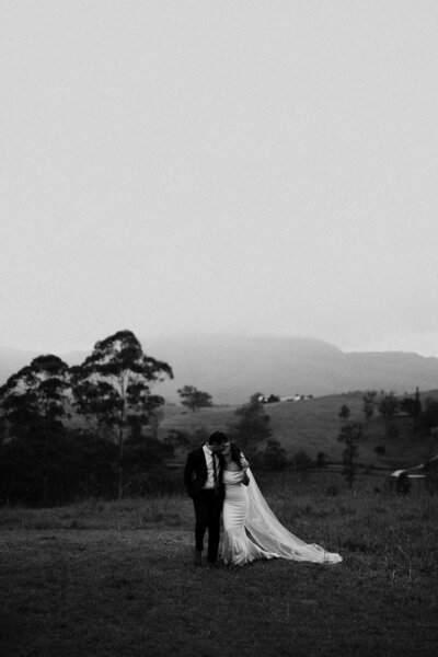 Bride and Groom Elope at Sēlah Valley Estate - a picturesque wedding and elopement venue situated in stunning natural beauty, offering panoramic views of the surrounding mountains.