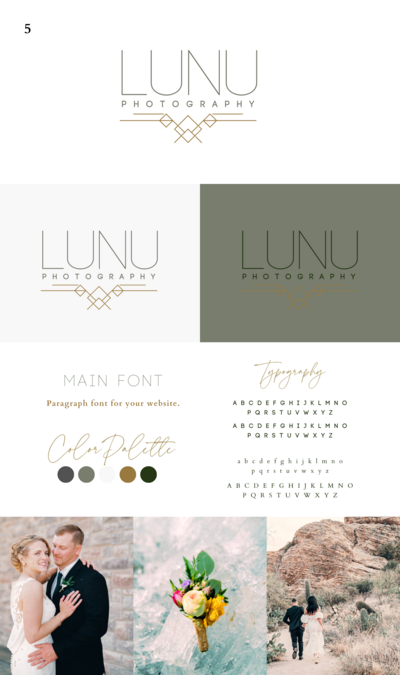 Logo and website design - Lunu1