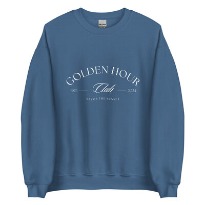 classic golden hour club crewneck sweatshirt - unisex