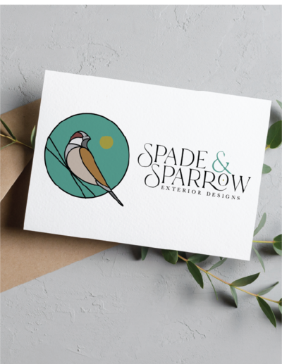 Brand Identity Spade and Sparrow Designs