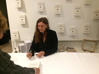 Diana Winston mindfulness author at a signing of her book Fully Present